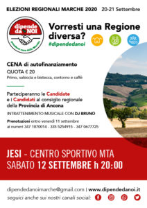 Jesi - Cena di autofinanziamento